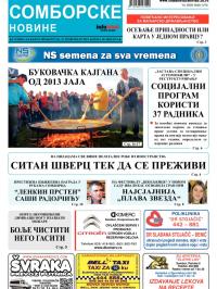 Somborske novine - broj 3099, 15. nov 2013.