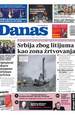 Danas - broj 9671, 27. jul 2024.