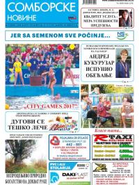 Somborske novine - broj 3291, 21. jul 2017.