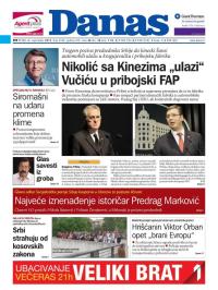 Danas - broj 6549, 4. sep 2015.