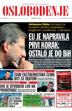Oslobođenje - broj 24.584, 8. maj 2015.
