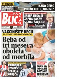Blic - broj 7447, 6. nov 2017.