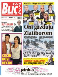 Blic - broj 6796, 15. jan 2016.