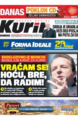 Kurir - broj 391, 8. mar 2015.