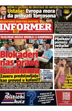 Informer - broj 4029, 14. jul 2025.