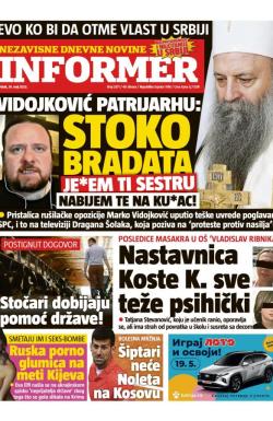 Informer - broj 3371, 19. maj 2023.