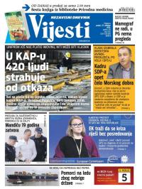 Vijesti - broj 6314, 23. okt 2015.