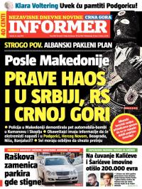 Informer CG - broj 918, 12. maj 2015.