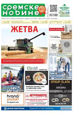 Sremske Novine - broj 3357, 2. jul 2025.