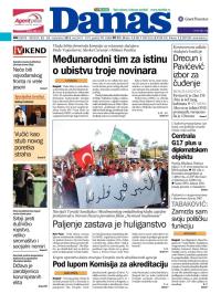 Danas - broj 5472-5473, 22. sep 2012.