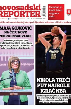 Novosadski reporter - broj 482, 10. maj 2024.