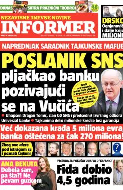 Informer - broj 543, 14. feb 2014.