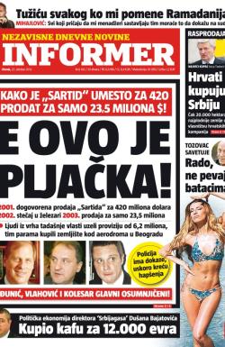 Informer - broj 143, 23. okt 2012.