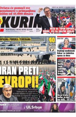 Kurir - broj 4321, 14. mar 2026.