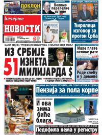 Večernje novosti - broj 1059, 13. okt 2013.