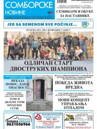 Somborske novine - broj 3375, 1. mar 2019.