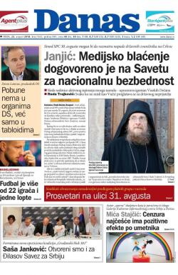 Danas - broj 7632, 22. avg 2018.
