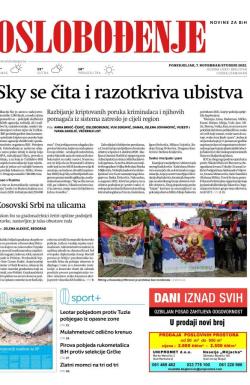 Oslobođenje - broj 27141, 7. nov 2022.
