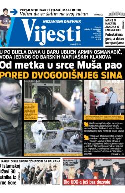 Vijesti - broj 5918, 17. sep 2014.