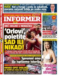 Informer - broj 3709, 25. jun 2024.