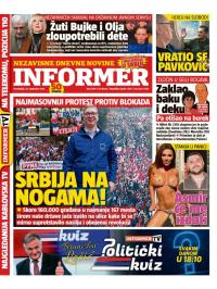 Informer - broj 4095, 29. sep 2025.