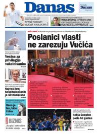 Danas - broj 8687, 12. jul 2021.