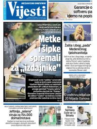 Vijesti - broj 9197, 27. nov 2023.