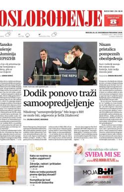 Oslobođenje - broj 25889, 23. dec 2018.