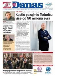 Danas - broj 7296, 20. sep 2017.