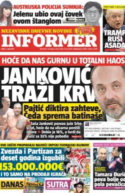 Informer - broj 1506, 7. apr 2017.