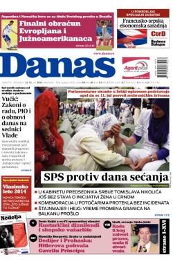 Danas - broj 6130-6131, 12. jul 2014.