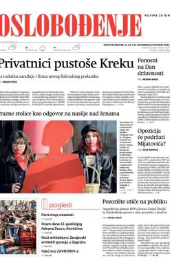 Oslobođenje - broj 27157, 26. nov 2022.