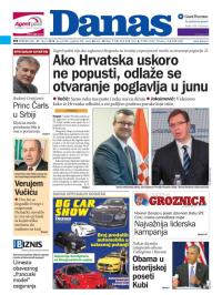 Danas - broj 6748, 21. mar 2016.