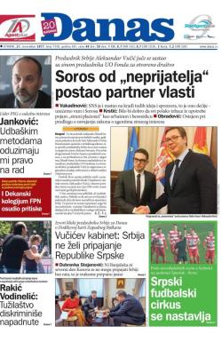 Danas - broj 7358, 21. nov 2017.