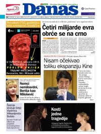 Danas - broj 5575, 3. jan 2013.