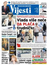 Vijesti - broj 6217, 18. jul 2015.