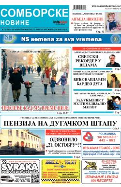 Somborske novine - broj 3108, 17. jan 2014.