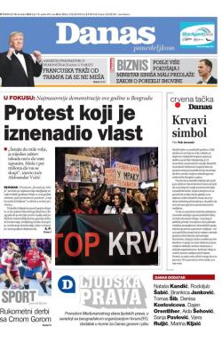 Danas - broj 7742, 10. dec 2018.
