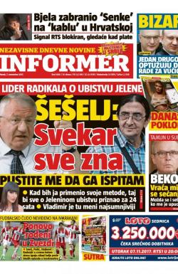 Informer - broj 1686, 7. nov 2017.