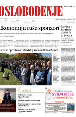 Oslobođenje - broj 25461, 13. okt 2017.