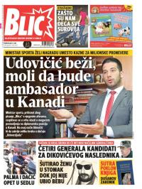 Blic - broj 7657, 11. jun 2018.