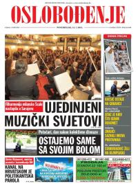 Oslobođenje - broj 24.650, 13. jul 2015.
