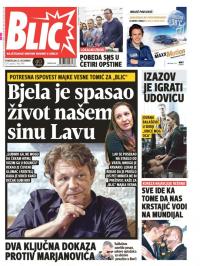Blic - broj 7496, 25. dec 2017.