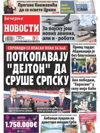Večernje novosti - broj 4296, 3. maj 2022.