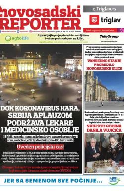 Novosadski reporter - broj 266, 20. mar 2020.