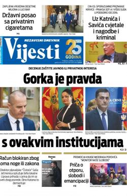 Vijesti - broj 8653, 15. maj 2022.