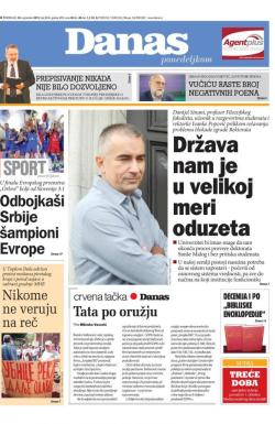 Danas - broj 8036, 30. sep 2019.