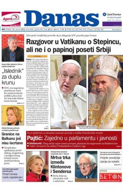 Danas - broj 6686, 19. jan 2016.