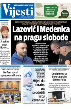 Vijesti - broj 9837, 19. sep 2025.
