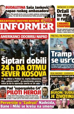 Informer - broj 1816, 13. apr 2018.